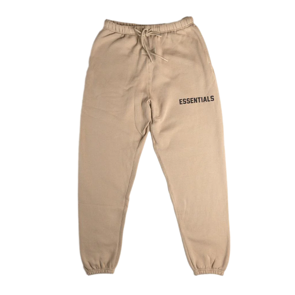 Fear of God Essentials Sweat Pants Dusty Beige الخوف من الله أساسيات عرق السراويل البيج المغبر