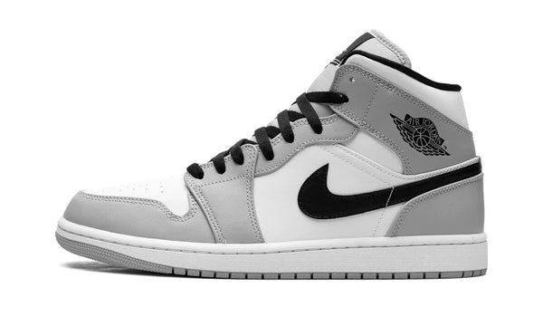 Air Jordan 1 Mid Light Smoke Grey اير جوردان 1 متوسط الضوء رمادي دخاني