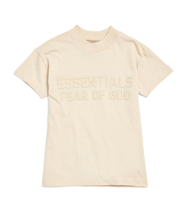 Fear of God Essentials Tee Eggshell Kids أساسيات الخوف من الله تي قشر البيض للأطفال