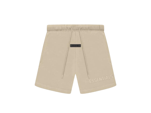 Fear of God Essentials Kids Shorts Dusty Beige الخوف من الله أساسيات هوديي للأطفال بيج مغبر