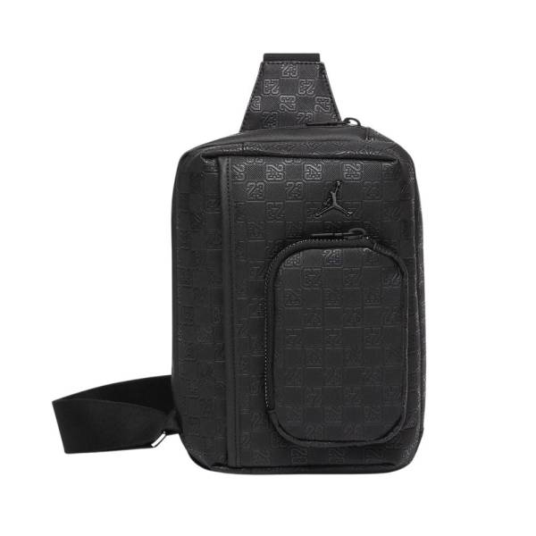 Jordan Monogram Sling Bag black حقيبة حبال Monogram الأردنية أسود