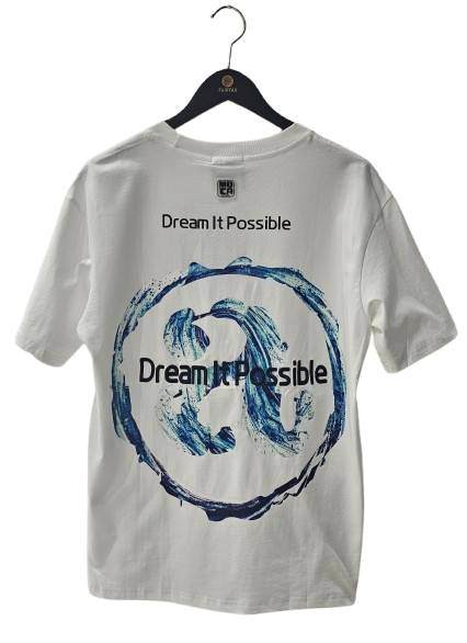 موكا ثقافة الحلم ممكن تي شيرت أبيض  Mocha Culture Dream it Possible Tshirt White