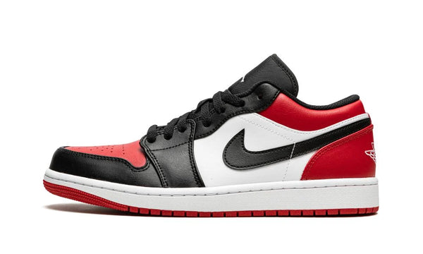 Jordan 1 Low Bred Toe الأردن 1 إصبع قدم منخفض