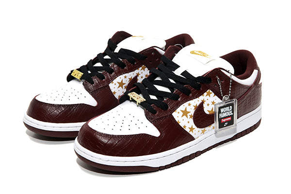 NIKE SB DUNK LOW Supreme Brown SB دونك لو سوبريم براون