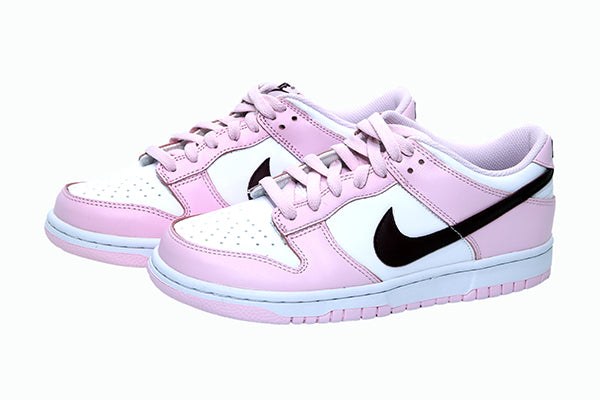 Nike Dunk Low GS Pink Foam Red White CW1590-601 دونك لو جي إس رغوة وردية أحمر أبيض CW1590-601