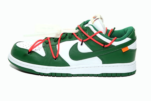 Nike Dunk Low Off-White Pine Green دونك لو أوف وايت باين جرين