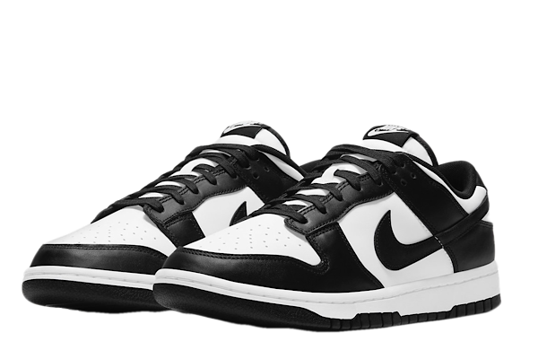 Nike Dunk Low Retro Black White دانك لو ريترو أسود أبيض