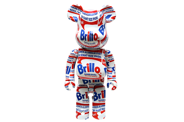 Bearbrick ANDY WARHOL "Brillo" بيربريك آندي وارهول "بريلو"