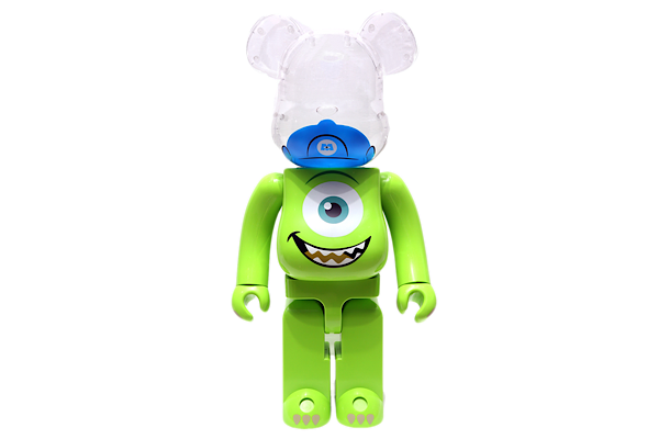 Bearbrick Disney Pixar Monsters, Inc. Mike بيربريك ديزني بيكسار مونسترز ، وشركة مايك