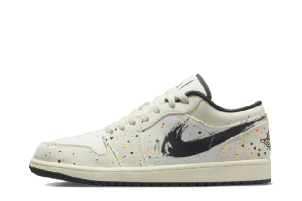 Jordan 1 Low Brushstroke جوردان 1 ضربة فرشاة منخفضة