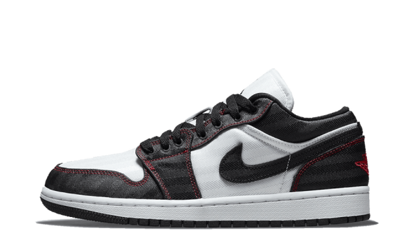 Jordan 1 Low SE Utility White Black Gym Red (W) جوردان 1 لو إس إي يوتيليتي أبيض أسود جيم أحمر (W)