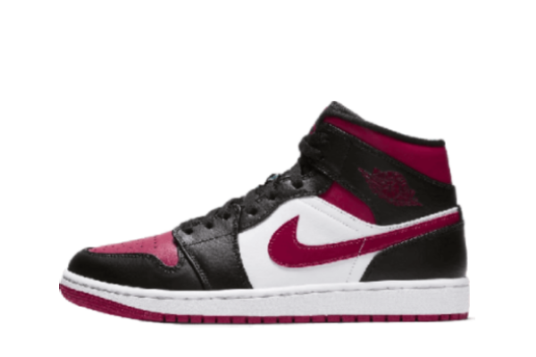 Jordan 1 Mid Bred Toe الأردن 1 منتصف المولود اصبع القدم