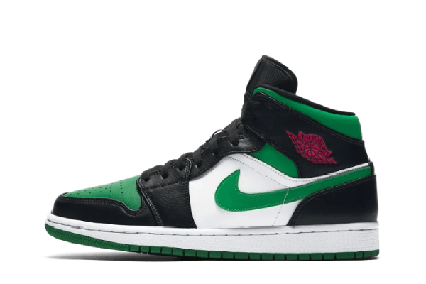 Jordan 1 Mid Green Toe جوردان 1 ميد فرينش بلو جيم أحمر (للسيدات)