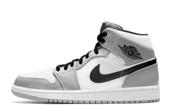 Jordan 1 Mid Light Smoke Grey Anthracite جوردان 1 منتصف ضوء دخان رمادي أنثراسايت